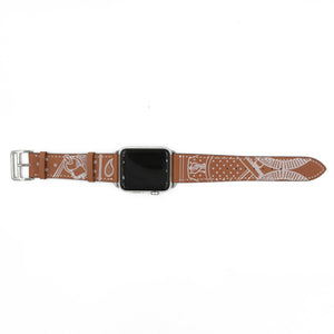 Apple Watch Band - Marine Gala Eperon d'Or Leather-Apple Watch Bands-ubands