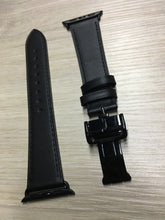 Load image into Gallery viewer, Swift Leather Single Tour Folding Black Buckle Strap