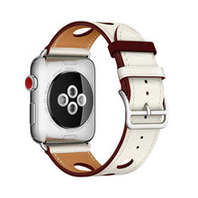 Load image into Gallery viewer, Apple Watch Band - Swift Leather Single Tour With Holes-Apple Watch Bands-ubands