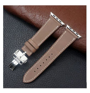 Apple Watch Band - Swift Leather Single Tour Folding Buckle-Apple Watch Bands-ubands