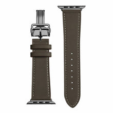 Load image into Gallery viewer, Swift Leather Single Tour Folding Black Buckle Strap