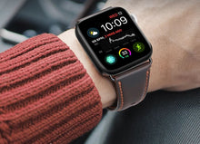 Load image into Gallery viewer, Apple Watch Band - Modern/Retro Leather Design-Apple Watch Bands-ubands