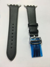 Load image into Gallery viewer, Swift Leather Single Tour Folding Black Buckle Strap