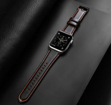 Load image into Gallery viewer, Apple Watch Band - Modern/Retro Leather Design-Apple Watch Bands-ubands
