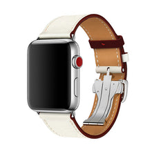 Load image into Gallery viewer, Apple Watch Band - Swift Leather Single Tour Folding Buckle-Apple Watch Bands-ubands