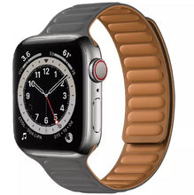 Load image into Gallery viewer, Silicone Link Loop Magnetic Strap