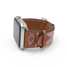 Load image into Gallery viewer, Apple Watch Band - Marine Gala Eperon d&#39;Or Leather-Apple Watch Bands-ubands