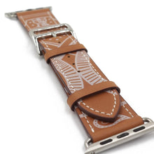 Load image into Gallery viewer, Apple Watch Band - Marine Gala Eperon d&#39;Or Leather-Apple Watch Bands-ubands