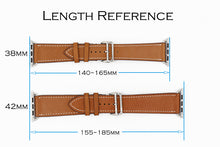 Load image into Gallery viewer, Apple Watch Band - Swift Leather Single Tour Folding Buckle-Apple Watch Bands-ubands
