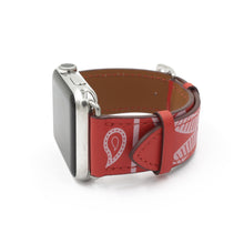 Load image into Gallery viewer, Apple Watch Band - Marine Gala Eperon d&#39;Or Leather-Apple Watch Bands-ubands