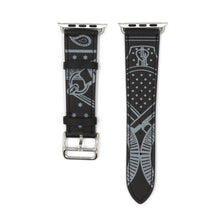 Load image into Gallery viewer, Apple Watch Band - Marine Gala Eperon d&#39;Or Leather-Apple Watch Bands-ubands