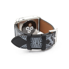 Load image into Gallery viewer, Apple Watch Band - Marine Gala Eperon d&#39;Or Leather-Apple Watch Bands-ubands