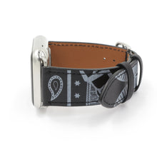 Load image into Gallery viewer, Apple Watch Band - Marine Gala Eperon d&#39;Or Leather-Apple Watch Bands-ubands