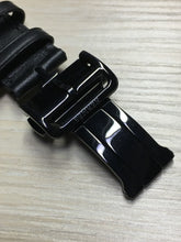 Load image into Gallery viewer, Swift Leather Single Tour Folding Black Buckle Strap