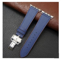 Load image into Gallery viewer, Apple Watch Band - Swift Leather Single Tour Folding Buckle-Apple Watch Bands-ubands