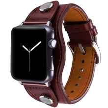 Load image into Gallery viewer, Leather Cuff Bracelet Strap