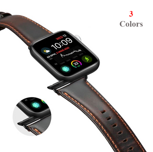 Apple Watch Band - Modern/Retro Leather Design-Apple Watch Bands-ubands