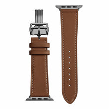 Load image into Gallery viewer, Swift Leather Single Tour Folding Black Buckle Strap