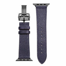 Load image into Gallery viewer, Swift Leather Single Tour Folding Black Buckle Strap