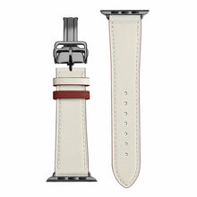 Load image into Gallery viewer, Swift Leather Single Tour Folding Black Buckle Strap