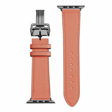 Load image into Gallery viewer, Swift Leather Single Tour Folding Black Buckle Strap