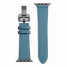 Load image into Gallery viewer, Swift Leather Single Tour Folding Black Buckle Strap