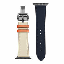 Load image into Gallery viewer, Swift Leather Single Tour Folding Black Buckle Strap