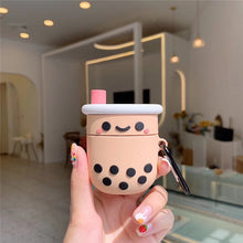 Load image into Gallery viewer, cute boba headset case
