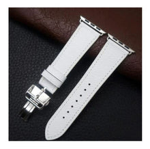 Load image into Gallery viewer, Apple Watch Band - Swift Leather Single Tour Folding Buckle-Apple Watch Bands-ubands